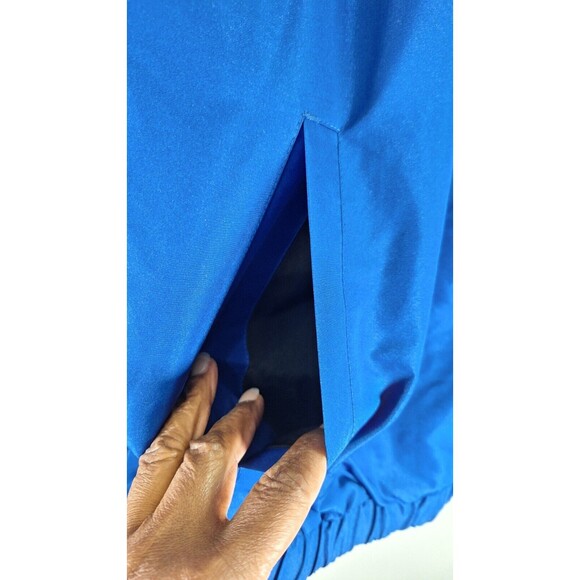 Indianapolis Colts Jacket Blue Gray Nike Windbreaker Warm Up Full Zip Men XXL - Picture 9 of 9